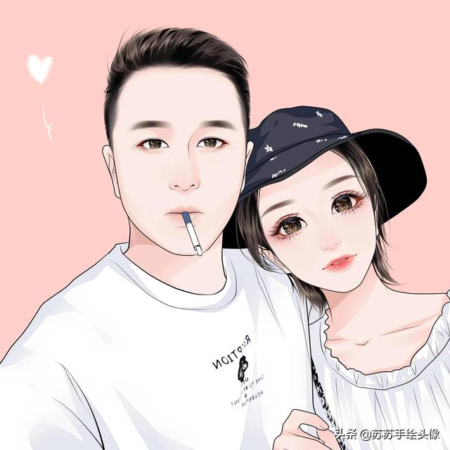 情头 情侣 双人 动漫 可爱，G甜到爆炸的动漫双人情头微信（幸福甜蜜的动漫情侣头像）