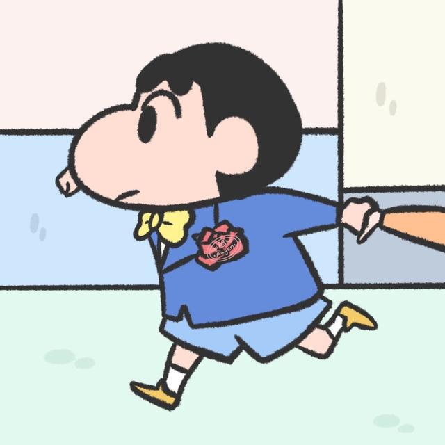 蜡笔小新的情侣头像，蜡笔小新可爱情侣头像微信（敲可爱の蜡笔小新系列情侣头像）