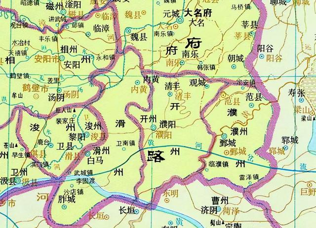 濮阳原来叫什么州，通过地图了解濮阳市的历史变迁