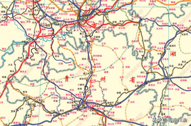重庆通往贵阳高铁，重庆到贵州这条高铁又有新进展