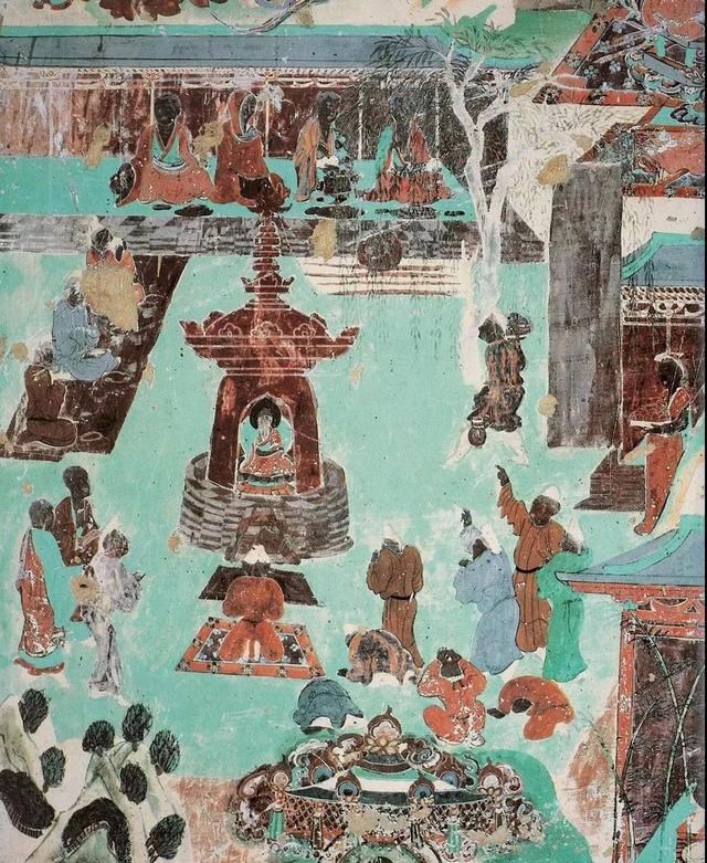 敦煌壁画图片大全，敦煌飞天壁画高清图（敦煌壁画对于中国画坛的影响）