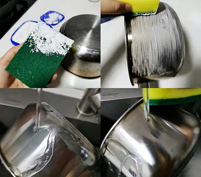 锅烧糊了上面黑的怎么去掉，清除锅底糊焦黑小窍门（不锈钢锅烧焦了）