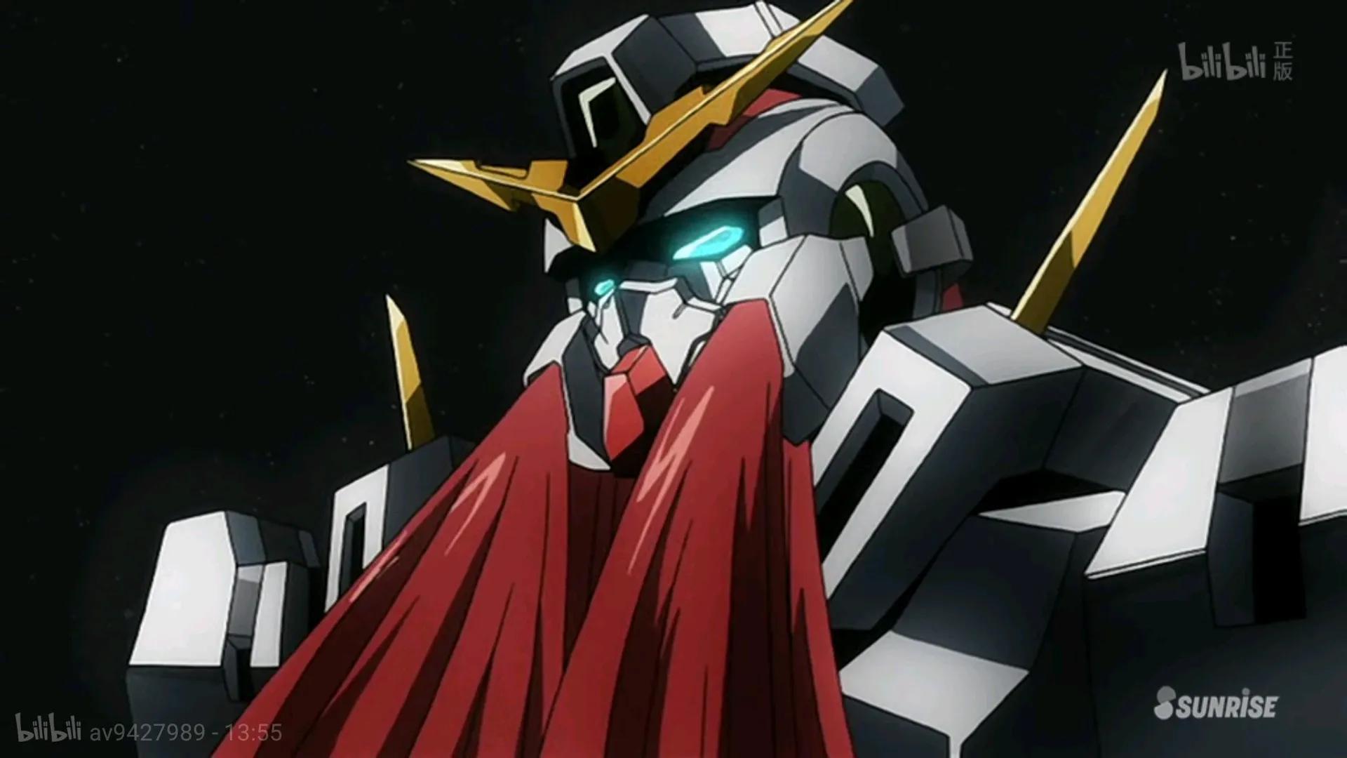 机动战士高达00:天人 gn-005 德天使高达 和 gn-004 娜徳雷高达-