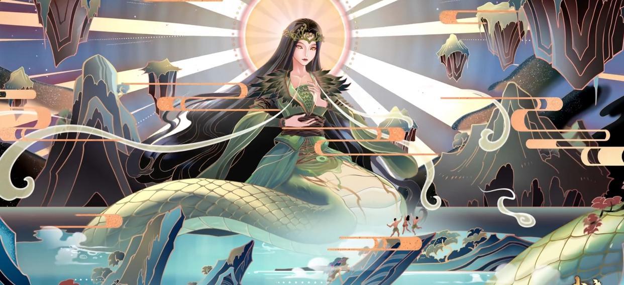 武庚纪:阿狗带队进入归墟大门,刑天化为石像,女娲出现