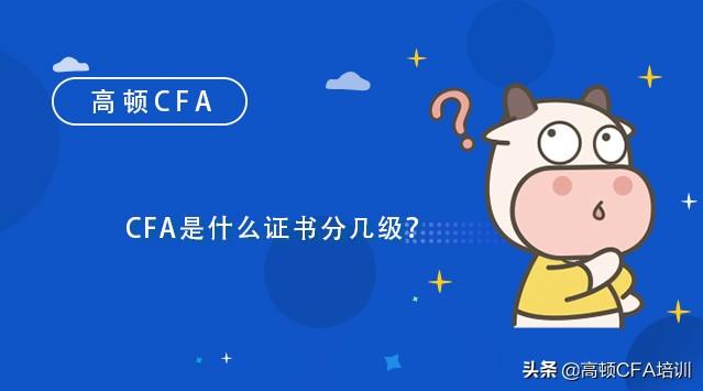 cfa是什么意思，金融cfa是什么意思（CFA是什么证书分几级）