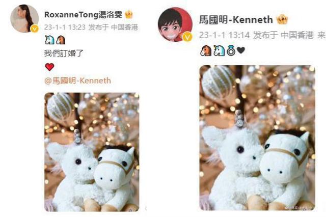 汤镇业现任女友，马国明宣布和汤镇宗女儿订婚