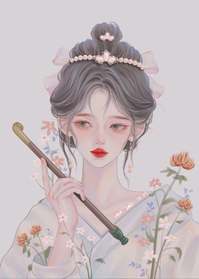 头像女生动漫古风，好看的古风动漫头像微信（动漫古风头像）