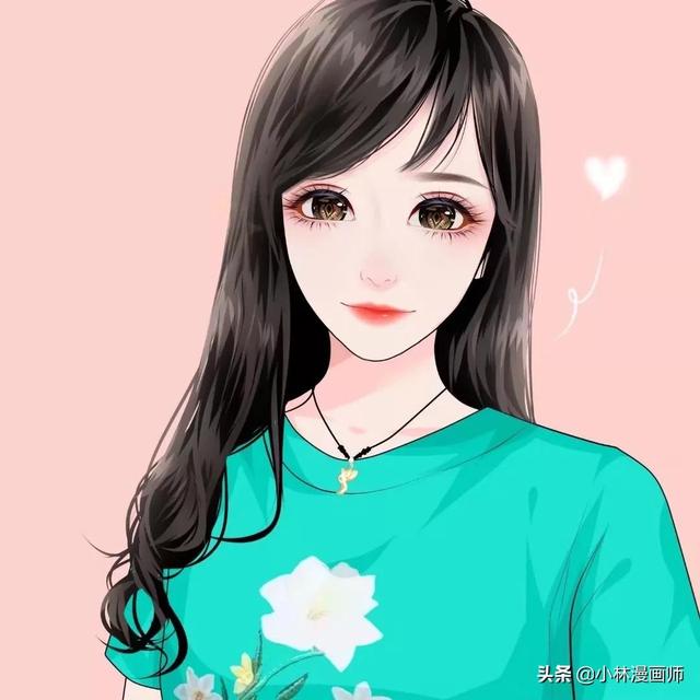 女生漫头，微信头像，女生漫头（女生手绘漫画微信头像）
