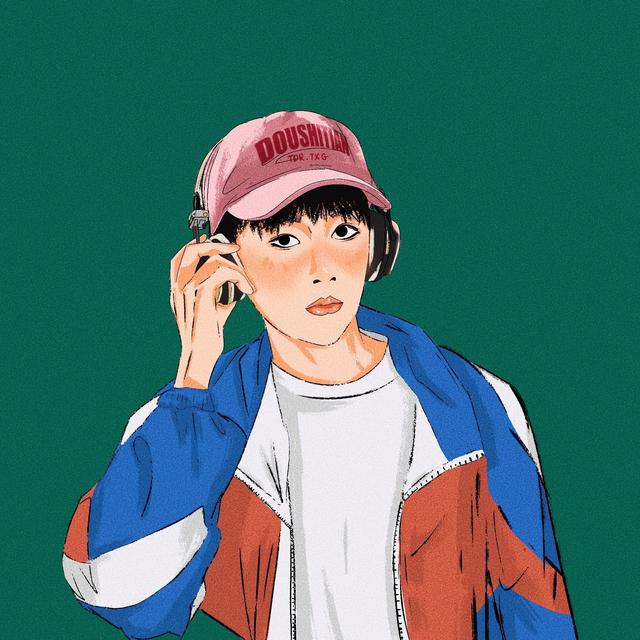 文艺范超帅男头，微信头像，文艺范超帅男头（简单好看的男生插画头像）