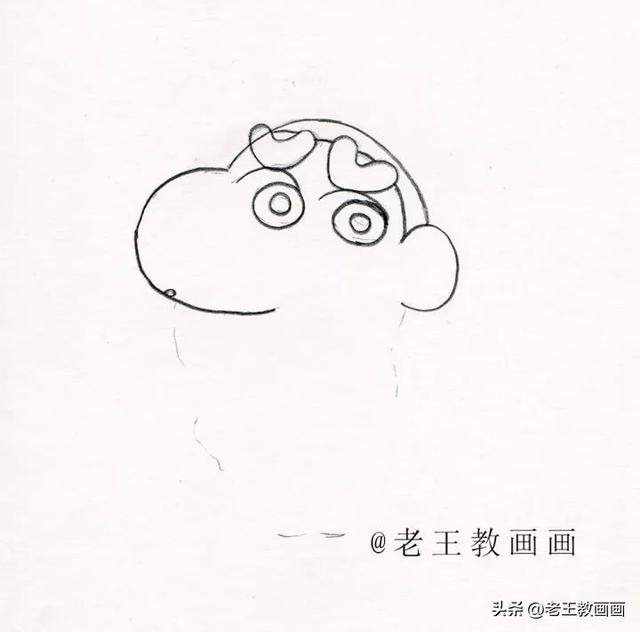 蜡笔小新图片简笔画，简笔画蜡笔小新（教你画简笔画蜡笔小新）