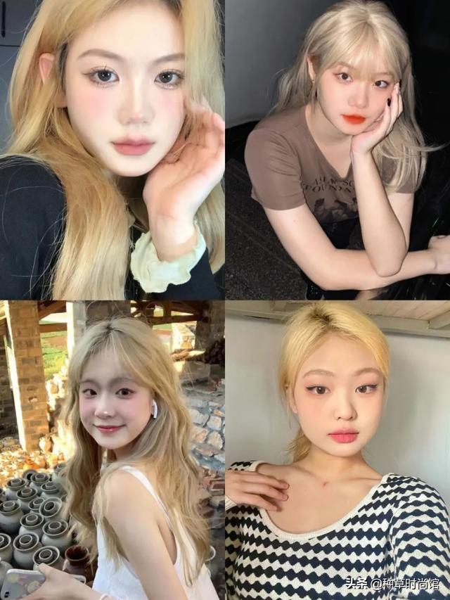 发色女头，微信头像，发色女头（2022最火的“发色模板”）