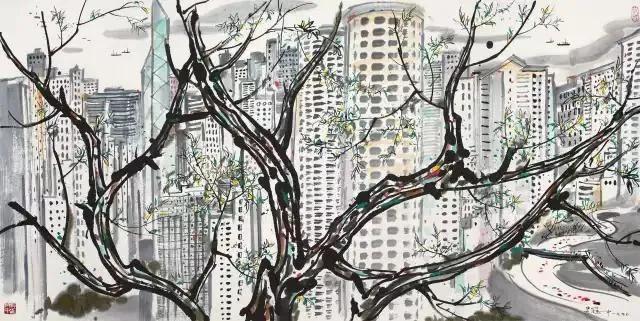 吴冠中作品，吴冠中作品长江三峡赏析（吴冠中笔下的中国香港）