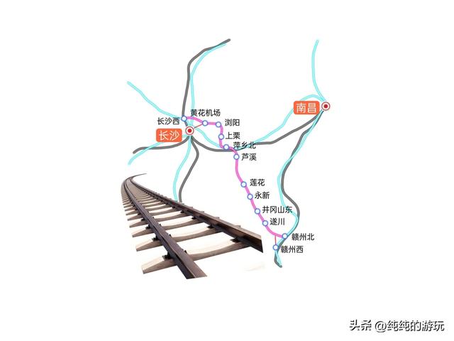 鹰潭抚州高铁规划，江西省13条规划中铁路的线路走向