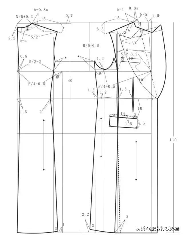 手工纸衣服怎么剪，手工纸衣服怎么剪纸（4款翻领双面羊绒外套纸样分享才智服装技术）