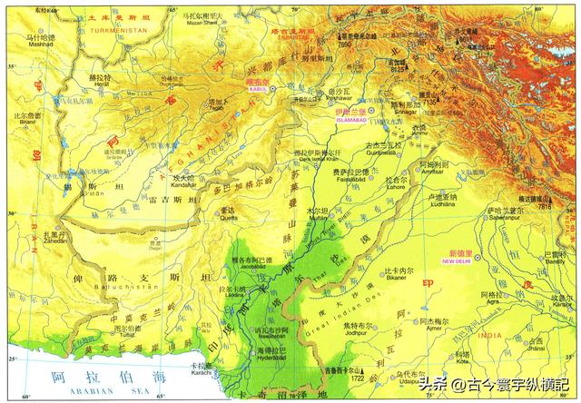 亚洲属于哪个国家，黎巴嫩是哪个国家（亚洲各国地形图）