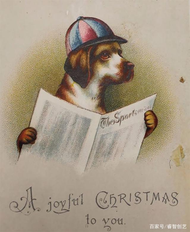 明信片圣诞节祝福语，圣诞节送明信片（黑色幽默属于维多利亚时代）