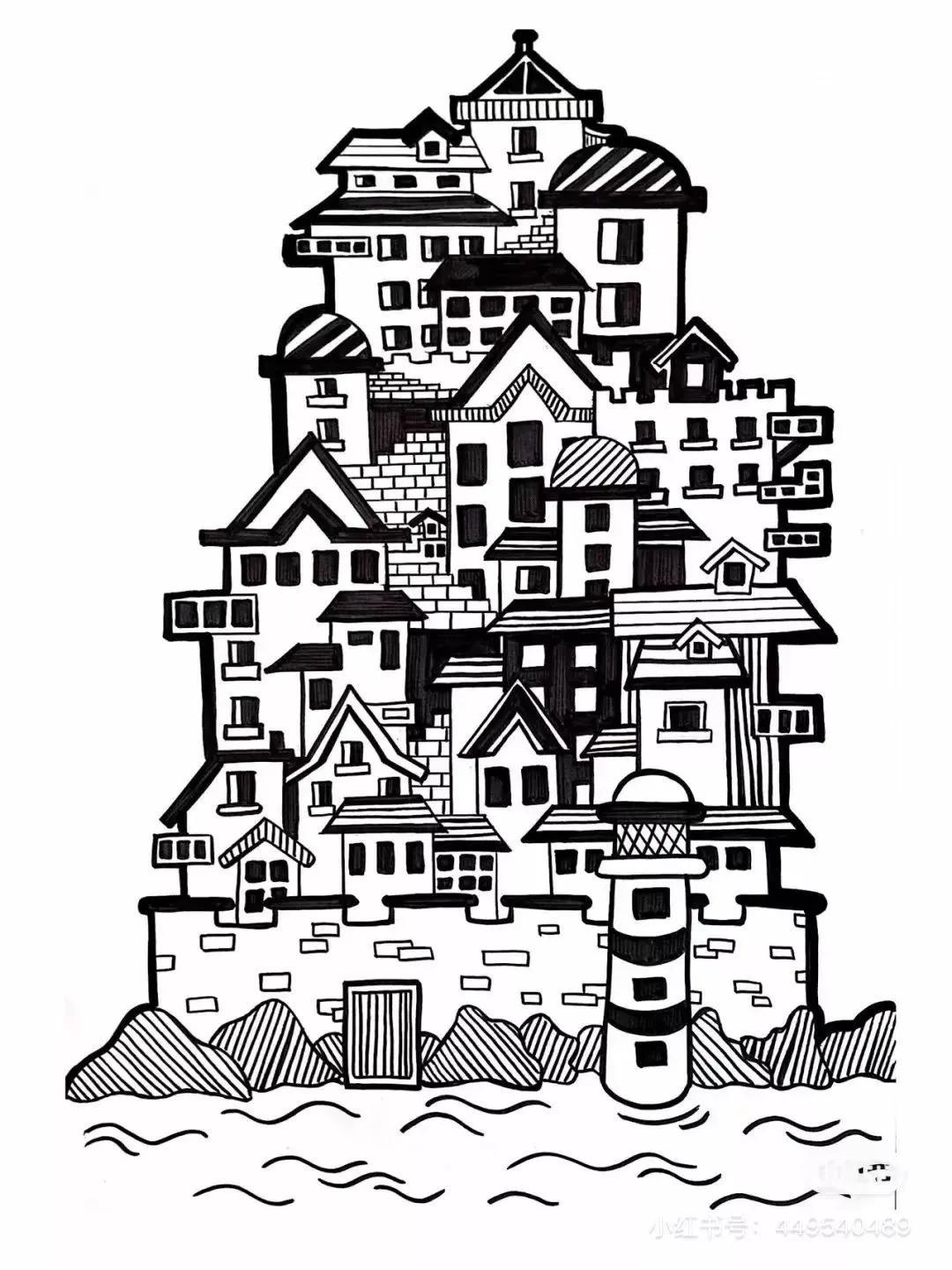 二次元人物简笔画(画动漫人物全身教程)
