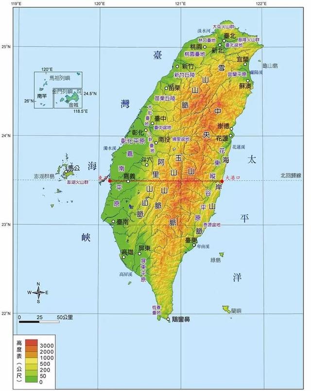 台湾的国土面积有多少平方公里，台湾的面积有多少（认为台湾省只是一个岛）