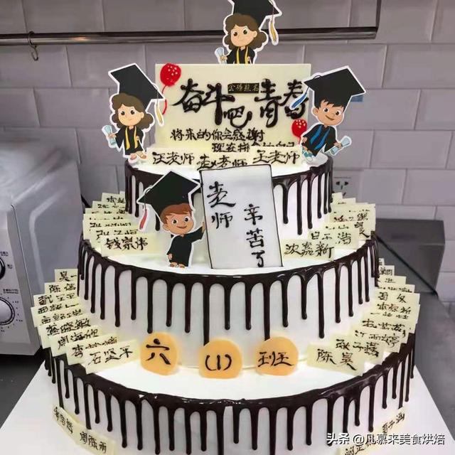 8寸和10寸的蛋糕比较图，8英寸蛋糕等于多少寸10寸吗（100款毕业蛋糕图片合集）