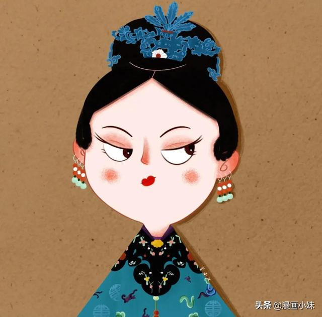 好看可爱手绘头像，可爱又十分有趣的古风卡通头像