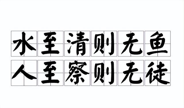 水至清则无鱼的下一句(水至清则无鱼的下一句应该怎么说)