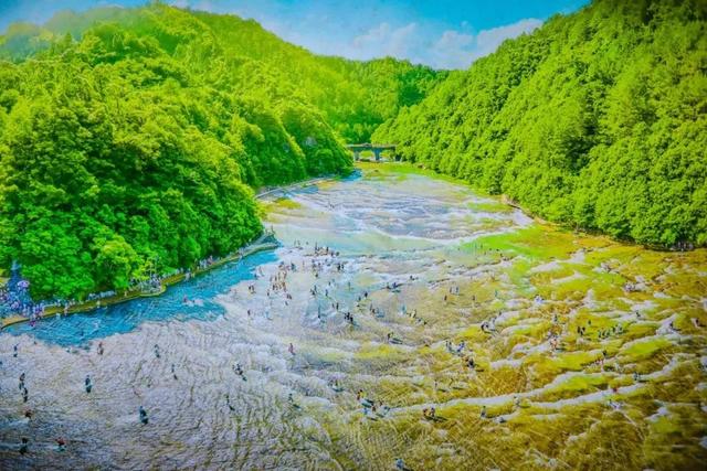 宁德白水洋风景区，白水洋一日游（爱游山的看过来。天下第一绝景~白水洋）