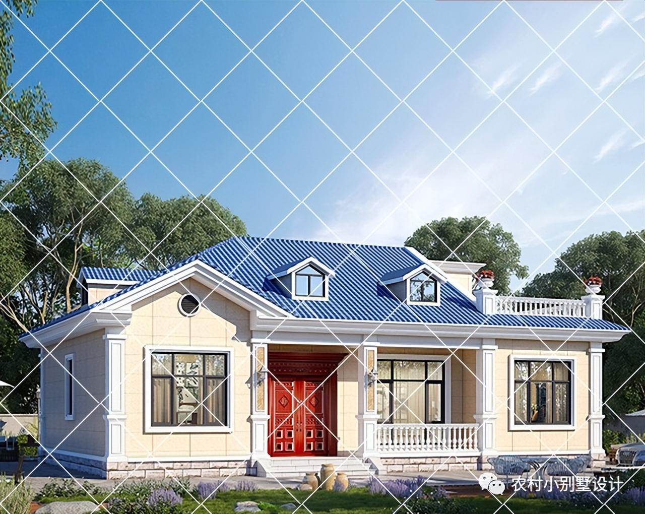 农村小别墅设计师20款农村普通一层楼房设计图,有惊艳到你吗?