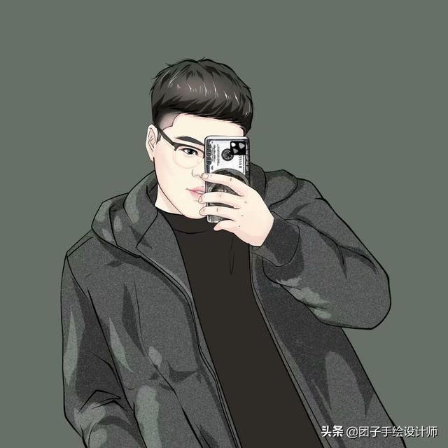 帅哥动漫图片头像，帅哥卡通头像（换一换你的微信头像中年男士真人手绘卡通漫画头像）