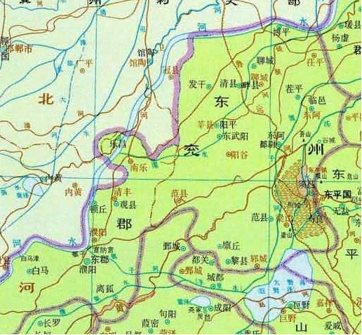 濮阳原来叫什么州，通过地图了解濮阳市的历史变迁