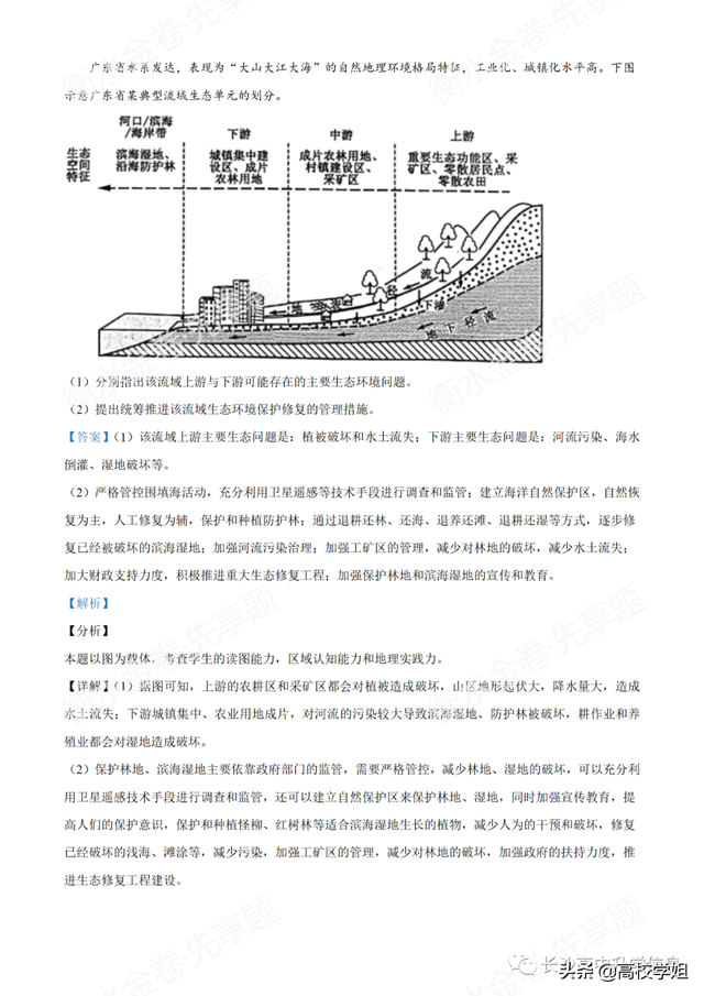 八省联考答案泄露，八省联考泄题（2021八省联考湖南9科试卷+解析答案）