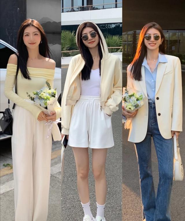 春季服装搭配图片,春天衣服怎么搭配好看(看看这24套时髦穿搭)
