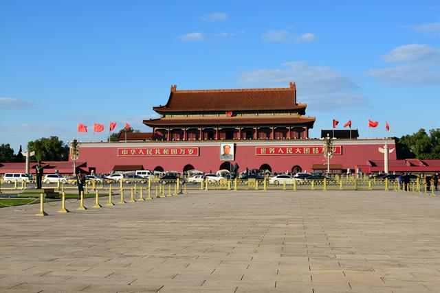 北京天安城门正面图片图片