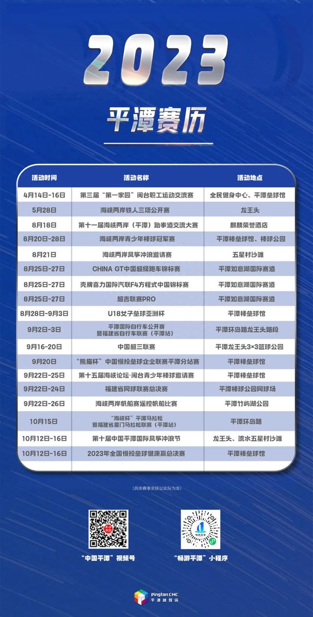 2023年平潭岛秋季文旅生活导览