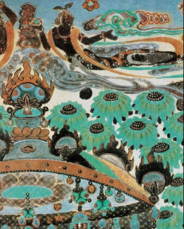 敦煌壁画图片大全，敦煌飞天壁画高清图（敦煌壁画对于中国画坛的影响）