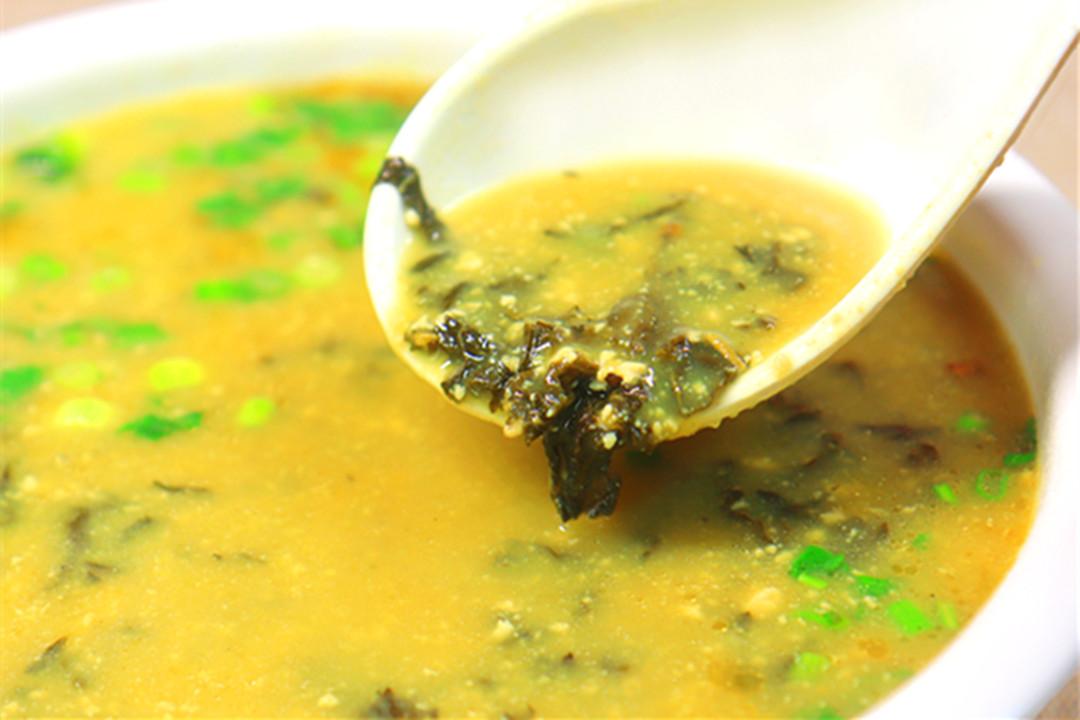 第二种:芝麻叶豆腐汤