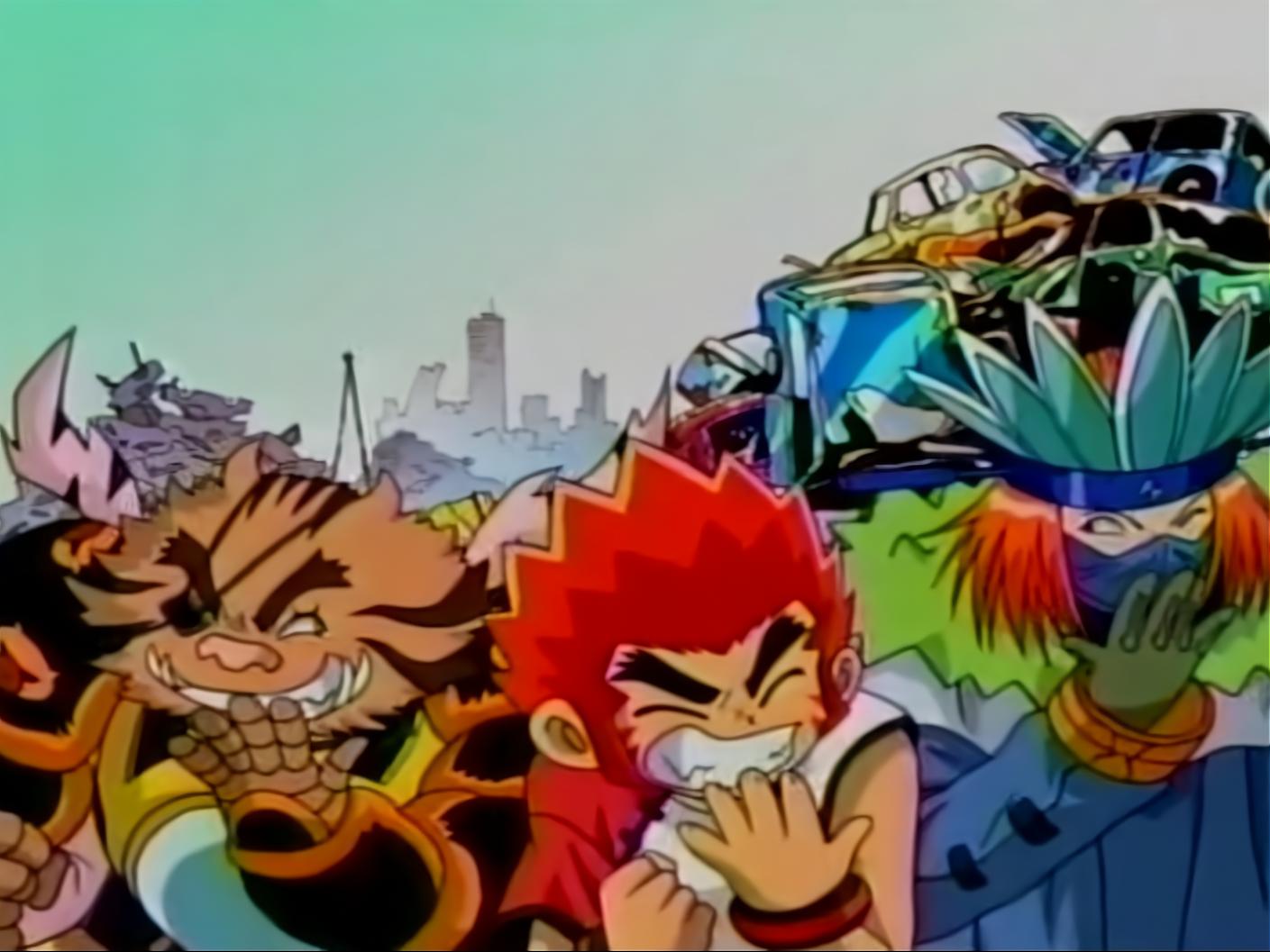 《猴王五九》这部动画作品是童年改编自2001年有村丈时负责原作,葵露