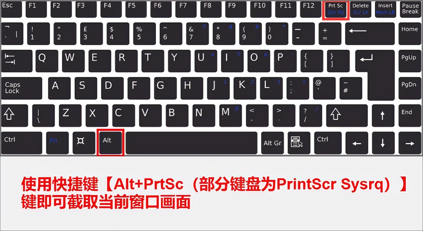 截图电脑快捷键是什么，电脑用快捷键截屏的方法