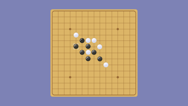 五子棋先手必胜，五子棋快速必胜下法之一（五子棋先手必胜下法01）