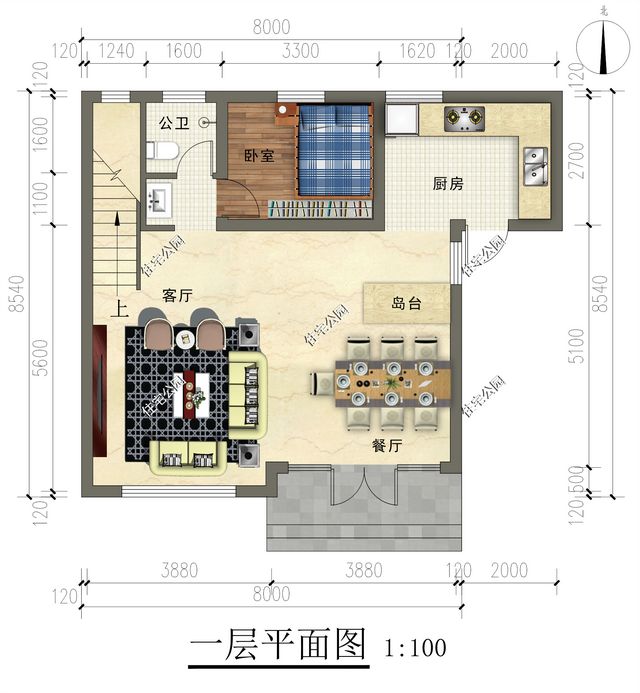 小宅基地也有大精彩！三套小户型农村自建房图纸，你最喜欢哪套？