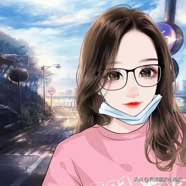 好看的动漫女生头像。，好看的动漫女生头像冷酷霸气（手绘的女生动漫微信头像）