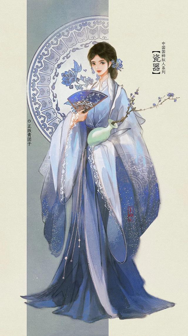 古风画手绘简单，古风简笔画怎么画（18张古风的国粹拟人合集）