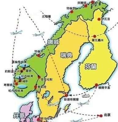 北欧四国是哪四国，北欧四国是哪四国国旗（北欧四国，旅游天堂）