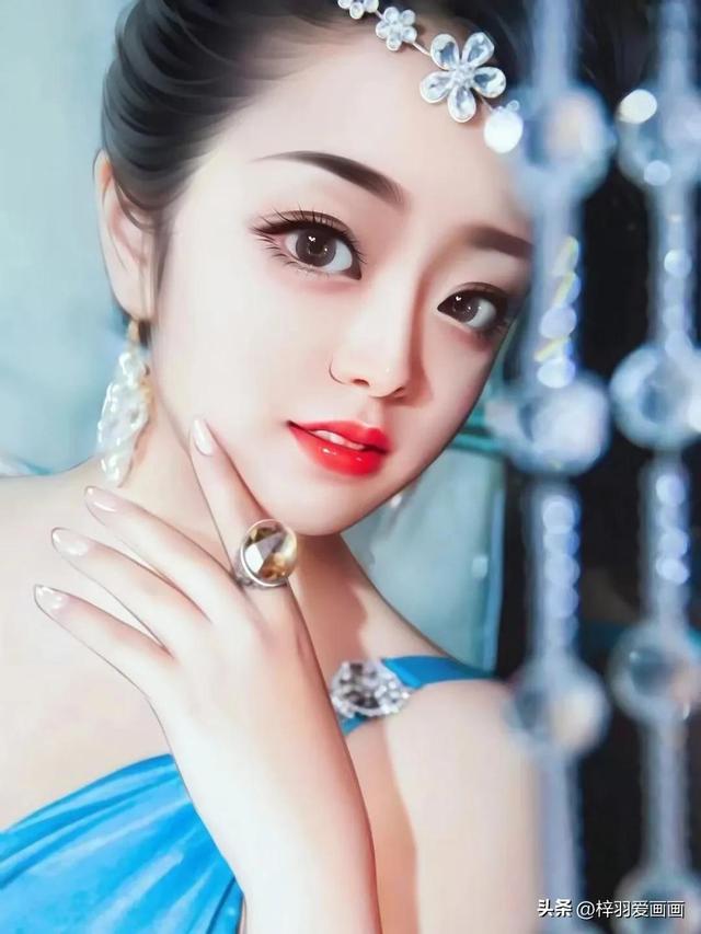 如何画出一幅小清新女生图画。，如何画出一幅小清新女生图画视频（精致清新女生手绘头像）