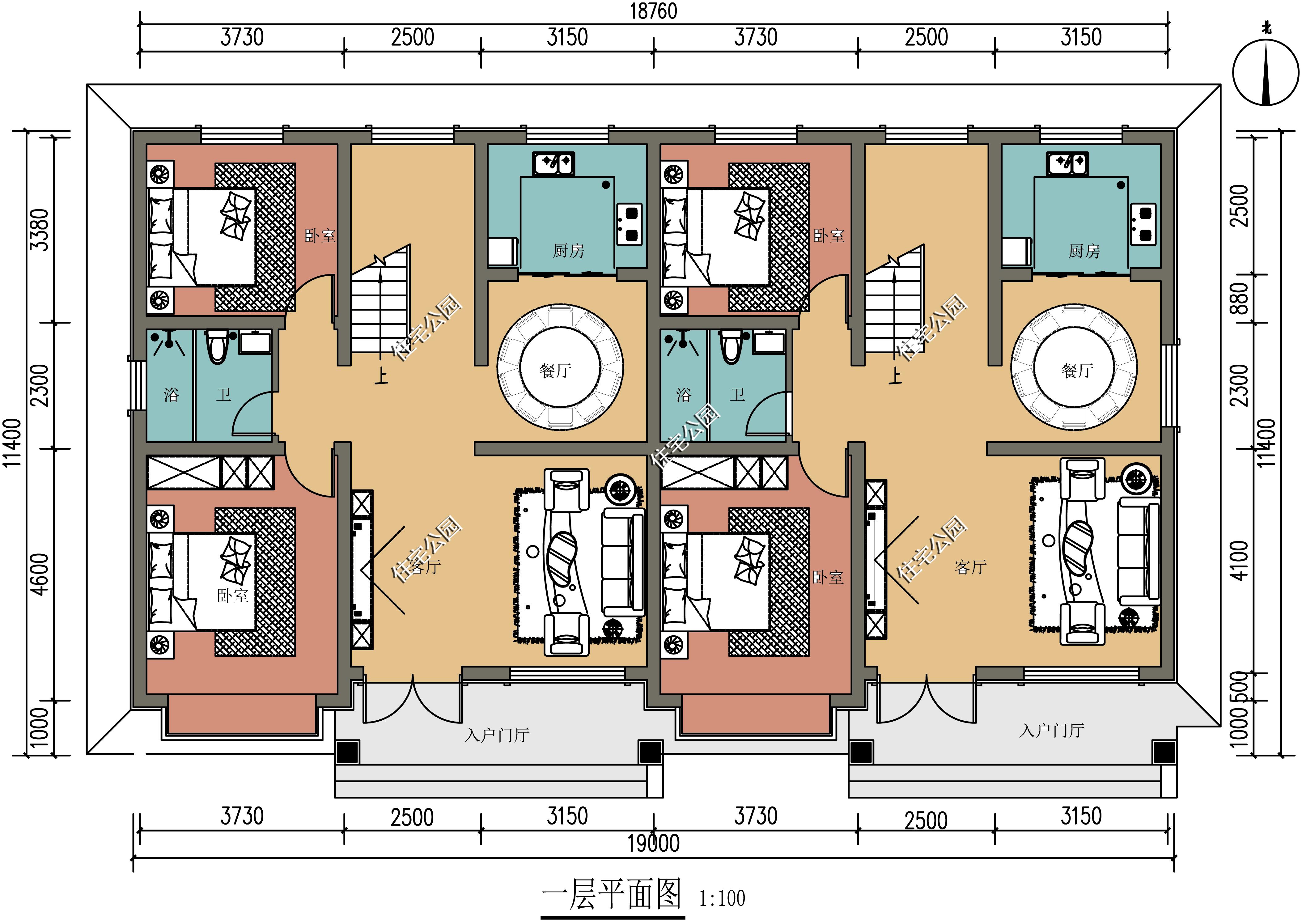 农村自建房图纸大全图册，10套2022新款向下自建房图纸