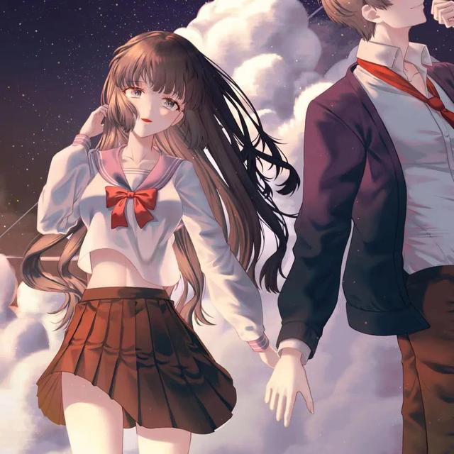 恋人情侣头像一人一张 当你真正被爱的时候微信，恋人情侣头像一人一张 当你真正被爱的时候，其实你不用那么漂亮（甜甜的校园风情侣头像）