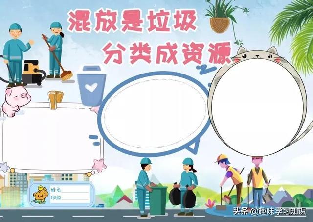 垃圾分类的手抄报怎么画，垃圾分类的手抄报怎么画 简单（垃圾分类<环保>手抄报集）