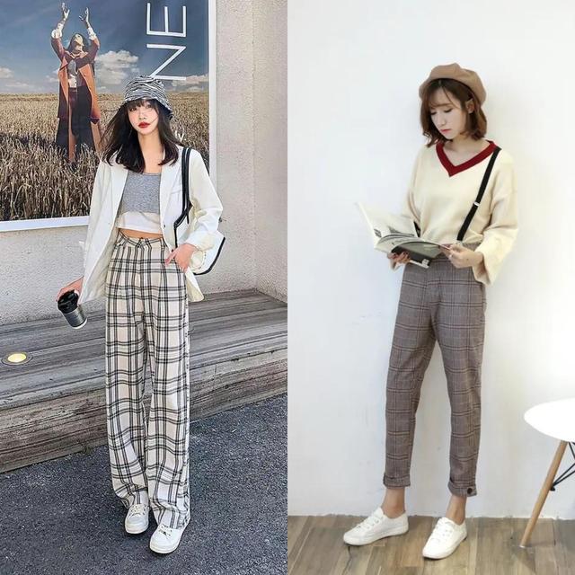 格子裤怎么搭配上衣，格子裤怎么搭配上衣夏天（比裙子时髦、比短裤好穿）