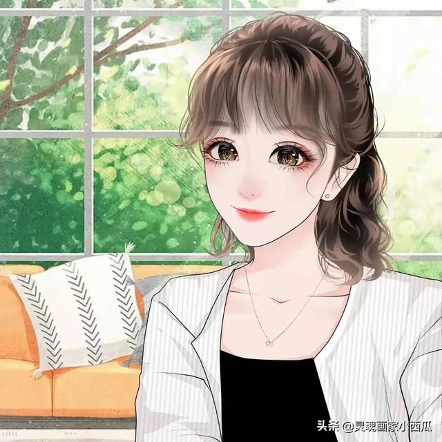 好看的动漫女生头像。，好看的动漫女生头像冷酷霸气（手绘的女生动漫微信头像）