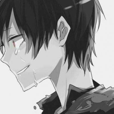 动漫头像男黑暗系，黑暗系男生动漫头像微信（黑白动漫男生头像2021）