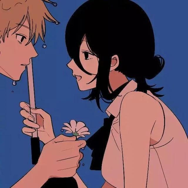 超甜的动漫情头，微信头像，超甜的动漫情头（情侣头像：可爱动漫情头图片）